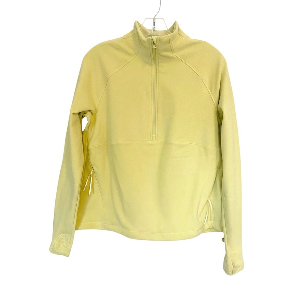 Layer 8 yellow 1/4 zip Sweatshirt Sz M